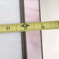 Octagon Leaded Stained Glass Ceiling Lamp Shade Pink White Slag Glass 13”x11"