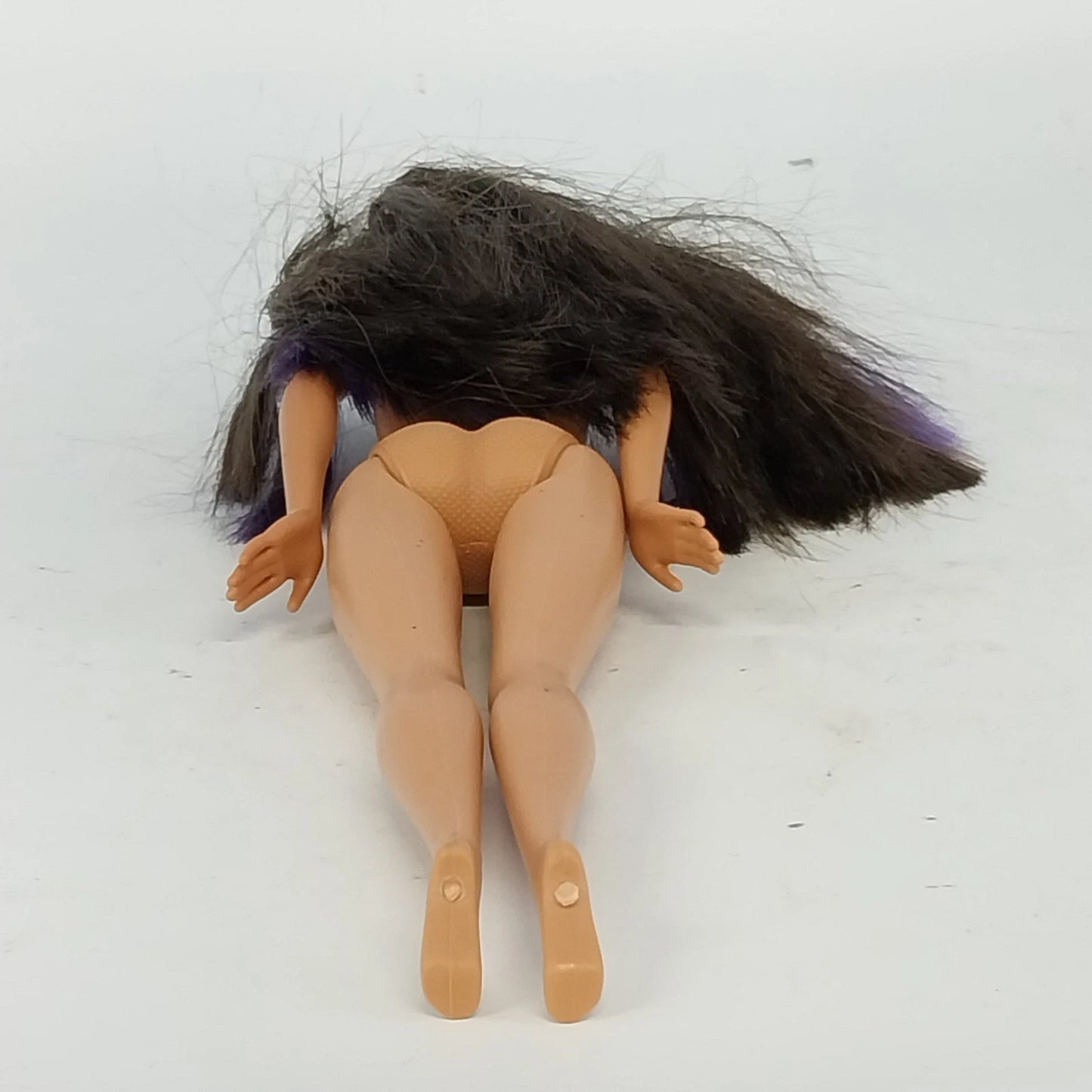 Mattel Barbie Ballerina Doll Brunette Purple Hair Bendy Knees Vintage