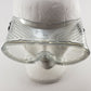 Perforated Anti Fog Goggles Clear Polycarbonate Lens Black Strap