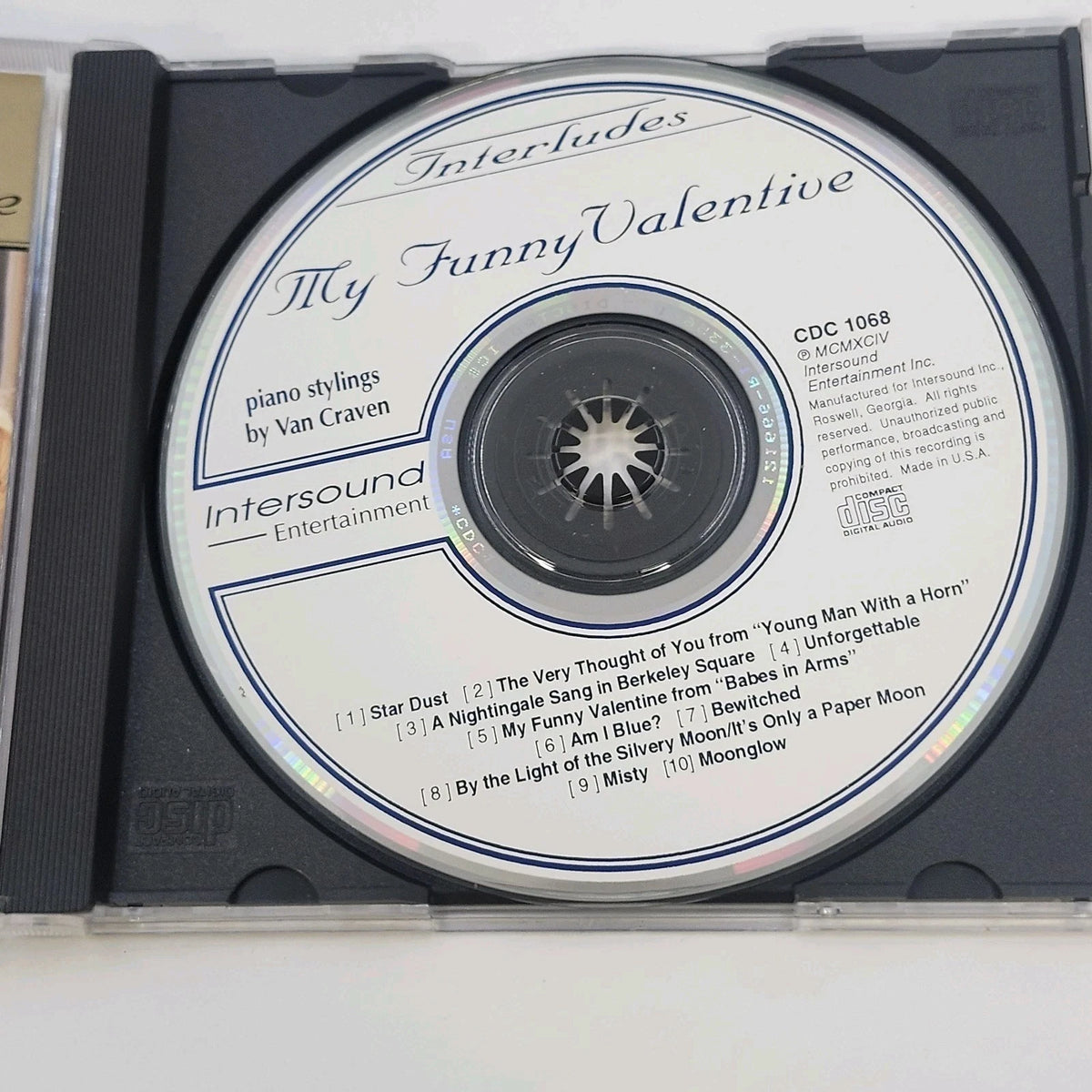 Van Craven Interludes Piano Stylings 4 CD Box Set Love Story Broadway Ballad Vtg