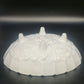 Indiana Glass Harvest Grape Milk Glass Footed Fruit Serving Bowl 12" Vintage
