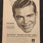 Jeris Antiseptic Hair Tonic Double Action w Dana Andrews 1948 Vintage Print Ad