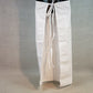 White Full Length Bistro BOH Apron 1 Patch Pocket 27" W x 31" L Fame Fabrics F24