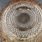 Indiana Glass Tiara Sandwich Pink Pressed Glass Bowl 7" Fluted Scalloped Vintage