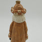 Santa Claus Resin Figure Brown White Beard 9.25" The Purple Pig Christmas Theme