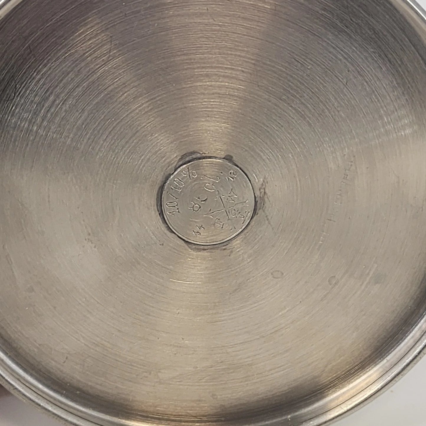 Wiskemann Art Deco Stainless Steel Tea Set Teapot Creamer Sugar Belgium 18/10