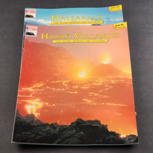 Set of The Story Behind the Scenery Books Hawai'i Volcanoes And Halekala Vintage