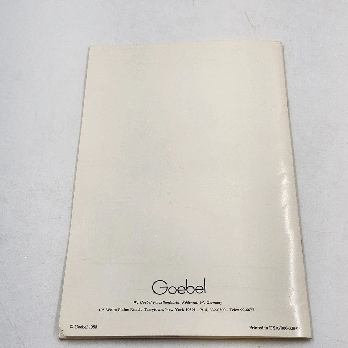Goebel Co-Boy Legend of Luck & Laughter Booklet 1983 Gnome Figurines Germany