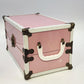 Pink Cass Toy Doll Trunk Wardrobe Case Clothes Accessories Storage 12" Vintage