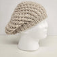 Forever 21 Cream Crochet Beret Hat Chunky Knit One Size