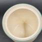 Round Stoneware Cookie Jar Canister w Lid Teal & Purple Juniper Pfaltzgraff USA
