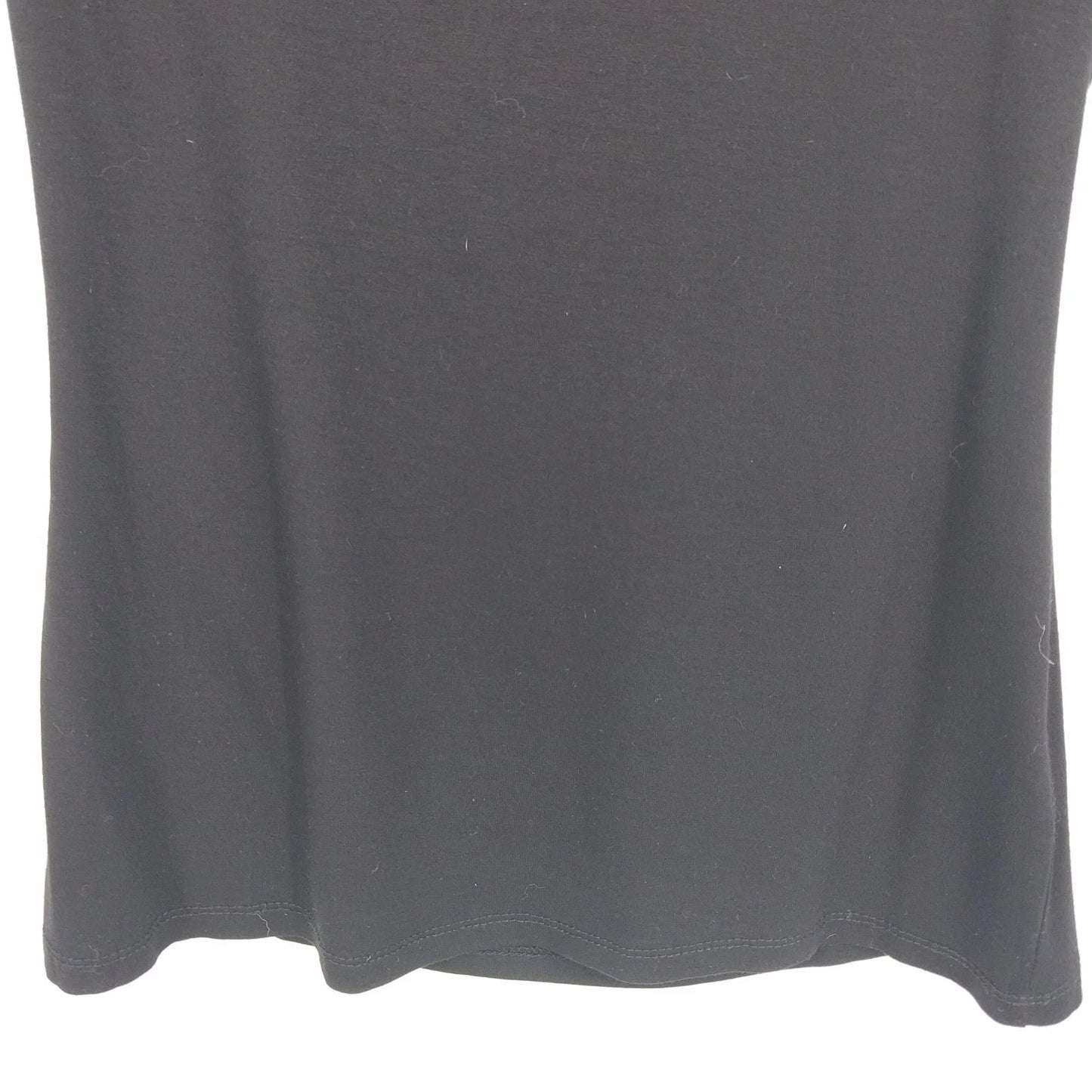 ELFE by Elif Erturk Black Studded Shoulder Top Womens EU 42 Sleeveless Small