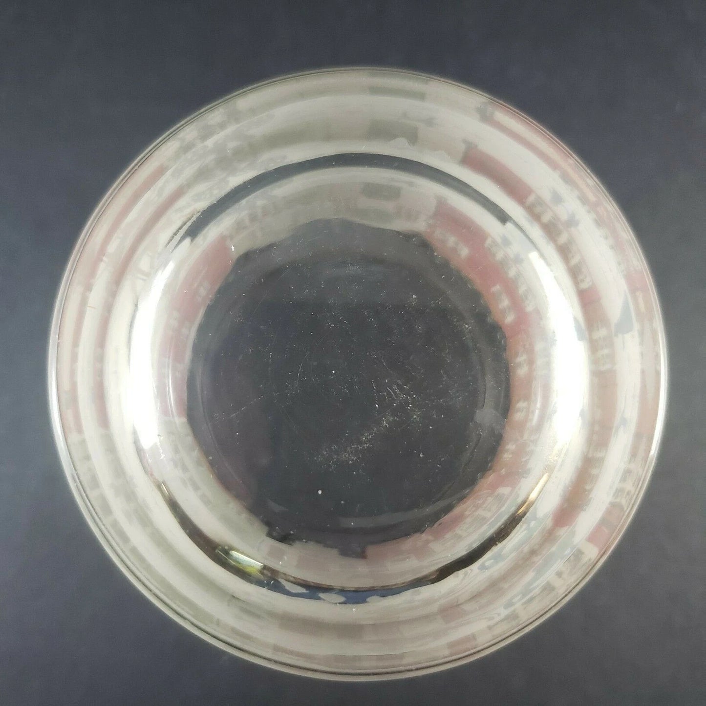 2 Christmas Rocks Glasses Town Square Main Street Holiday Barware Vintage 1980s