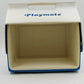 Igloo Blue & White Playmate Cooler Large with Sliding Lid Ice Chest 14" Vtg 1986