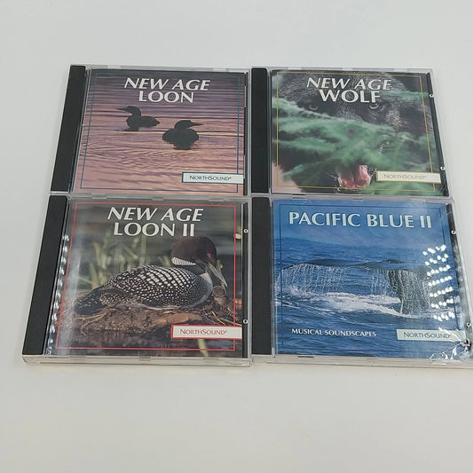NorthSound 4 CD Lot New Age Loon I II Wolf Pacific Blue II Nature Music 90's