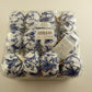 12 Pcs Small Fabric Pumpkins Decorative Blue and White Pumpkins Chinoiserie 3"