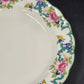 Royal Doulton Dinner Plate Floradora Green Trim Floral Fine China 10.5" England