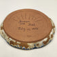 Studio Art Pottery Oyster Artichoke Plate Stoneware Serving OOAK Country