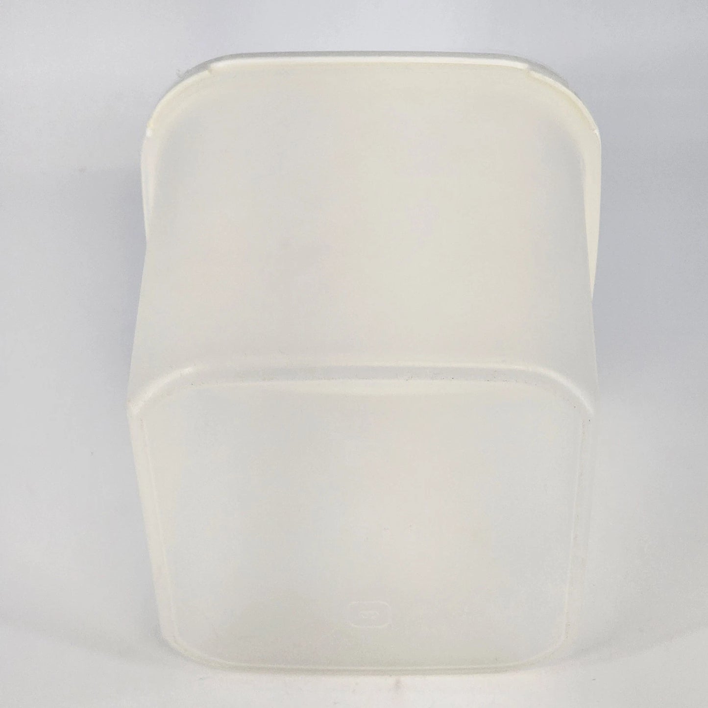 Tupperware Modular Mates 1621-1 Clear Storage Canister White Lid 1623-4 Vintage