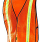 8 pc Occunomix Mesh Safety Vest LUX-XTTM Orange One Size WHOLESALE LOT