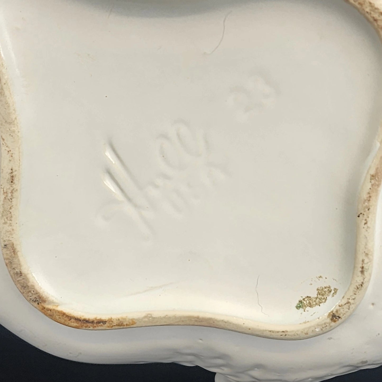 Hull Pottery Happy Duck Planter Floral 23 Matte White Swan Figurine Large USA