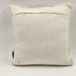 Mud Pie Pillow 13" Sq w Gray Beaded Bling Scrollwork Accent Christmas Reindeer
