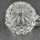 Gorham Crystal Althea Creamer & Sugar Bowl Set Elegant Cut Glass Vintage 1960s