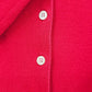 Vintage 90s The Limited Sweater Women’s L Red Button Front Collared Cotton Made in Korea