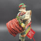 Possible Dreams Christmas Figurine Santa In The Alps Checking List Toys and Dog