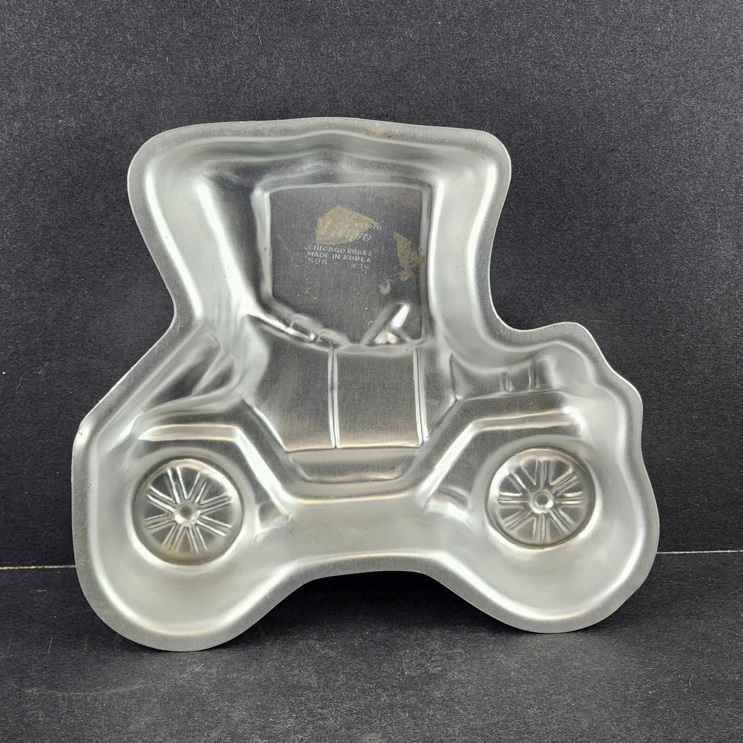 2 Wilton Cake Pans 1976 Model T Car & 1995 Over the Hill Tombstone Molds Vintage