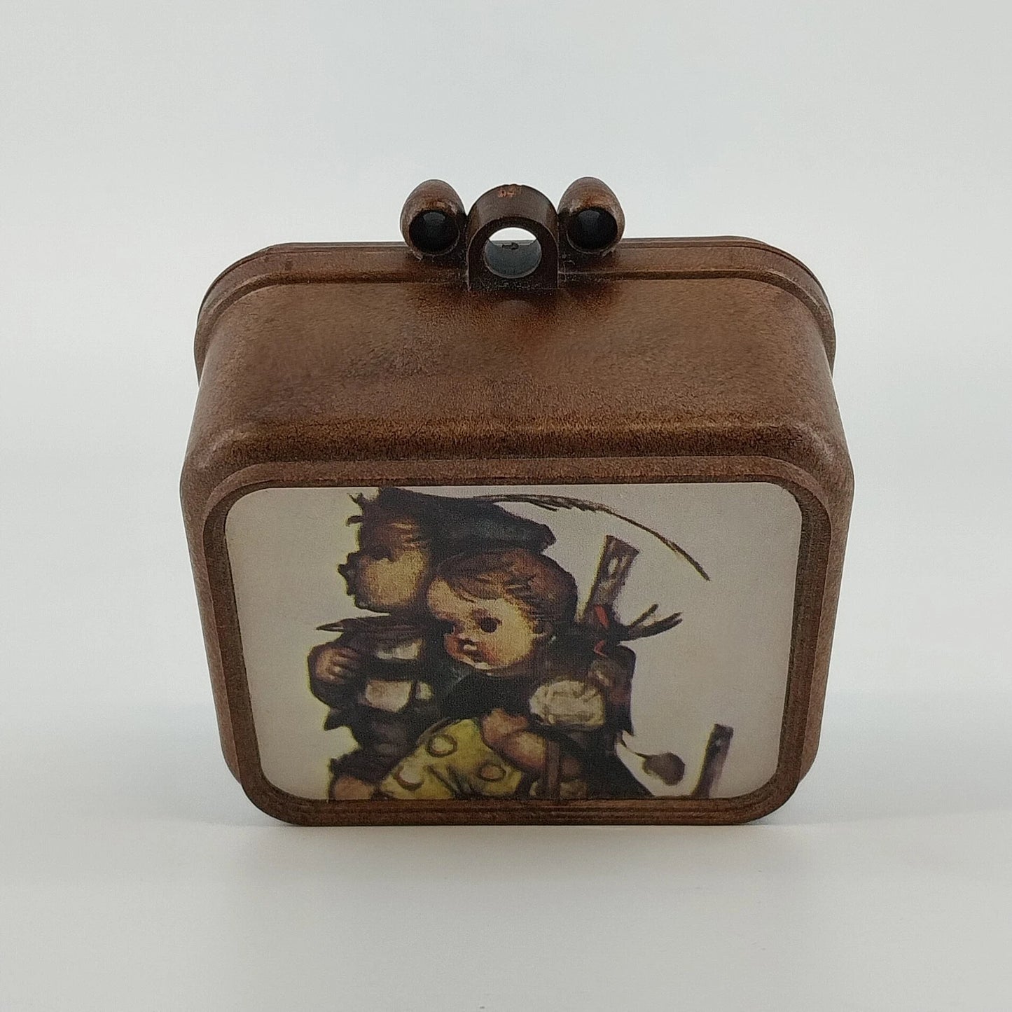 Hummel Print Pull String Music Box Plays "Close To You" Miniature Japan Works