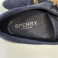 Sperry Crest Vibe Top Sider Navy Blue Canvas Sneakers Women's 7.5 Memory Foam