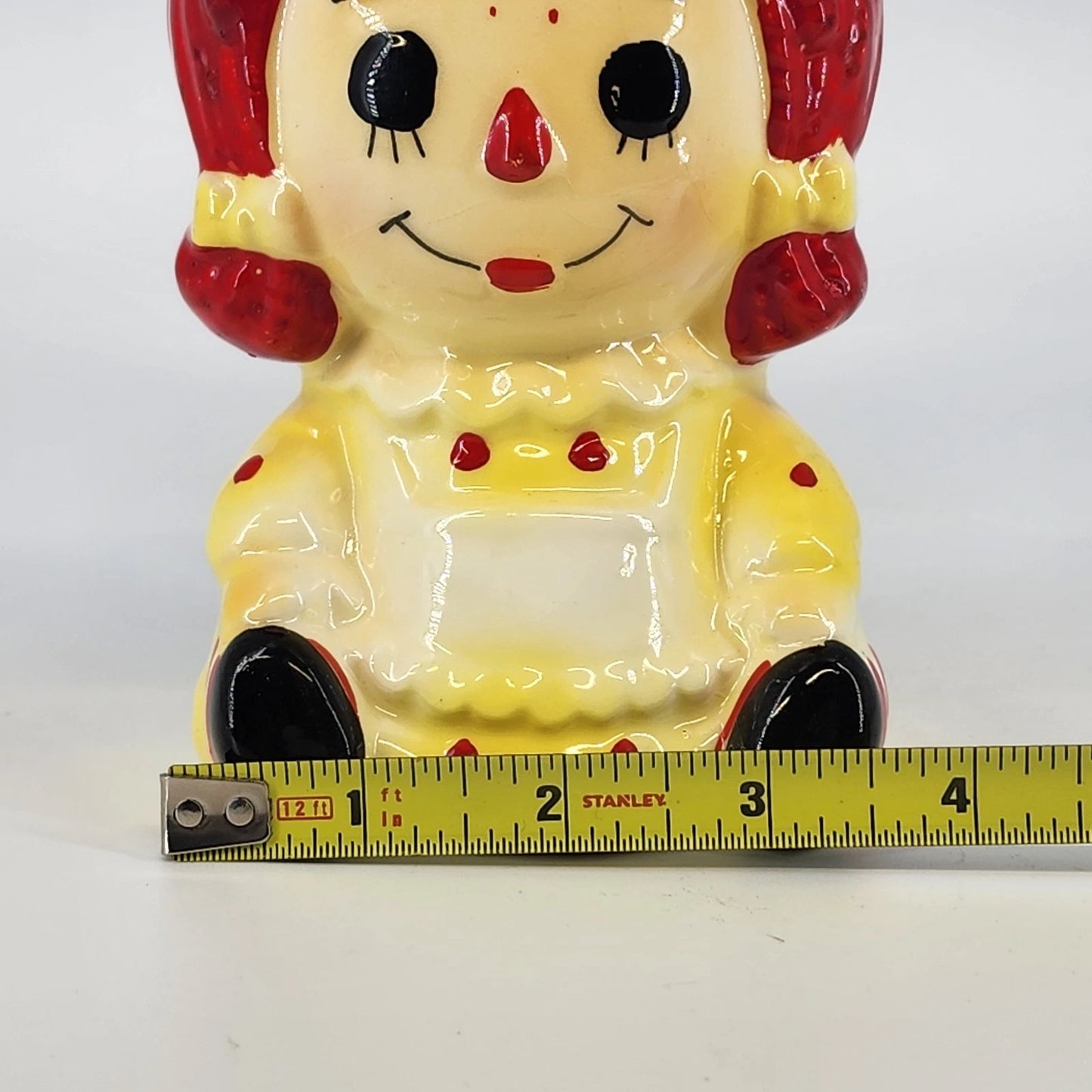 Vintage Rubens Originals Raggedy Ann Ceramic Head Vase Japan