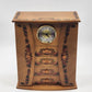 Linden Musical Jewelry Box Clock Giuseppe Studio 100 Vintage 11" x 6" x 13"h NOS