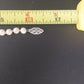 Faux Pearl Necklace Cream Beaded Strand Fishhook Clasp Classic Jewelry Vintage