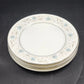 4 English Garden Dinner Plates Platinum Rim 1221 Fine China of Japan