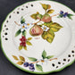 Brunelli Tiffany Pattern Reticulated Figs and Flowers Plate 8.5" Italy Signed