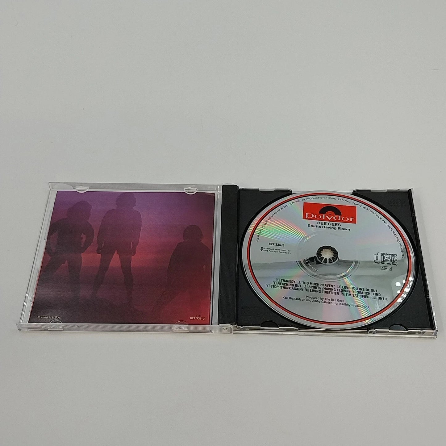 Bee Gees Spirits Having Flown CD Polydor 827 335-2 Tragedy Too Much Heaven