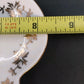 Handmade Czech Porcelain Clover Plate Lily of the Valley Gold Trim Trinket Dish