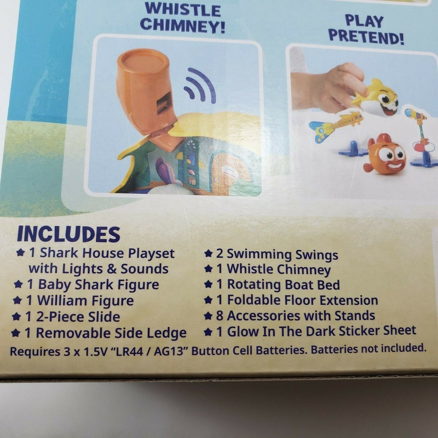 WowWee Baby Shark's Big Show Shark House Playset Lights and Sounds 25+ Pieces