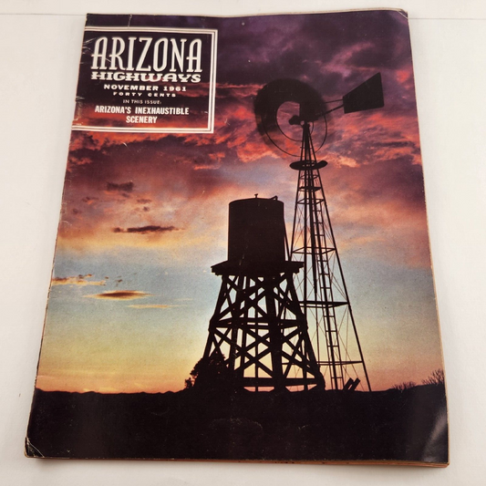 Arizona Highways Magazine November 1961 Arizona's Inexhaustible Scenery