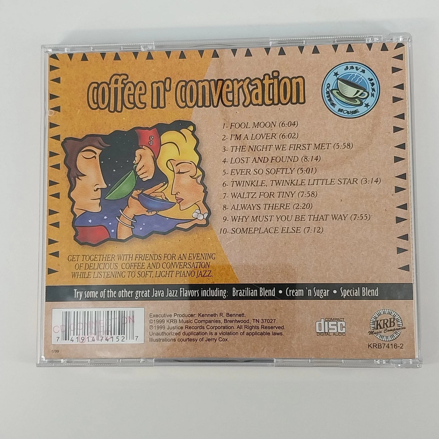 Java Jazz Coffee House CD Lot 6 Special Blend Mocha Magic Espresso Collection