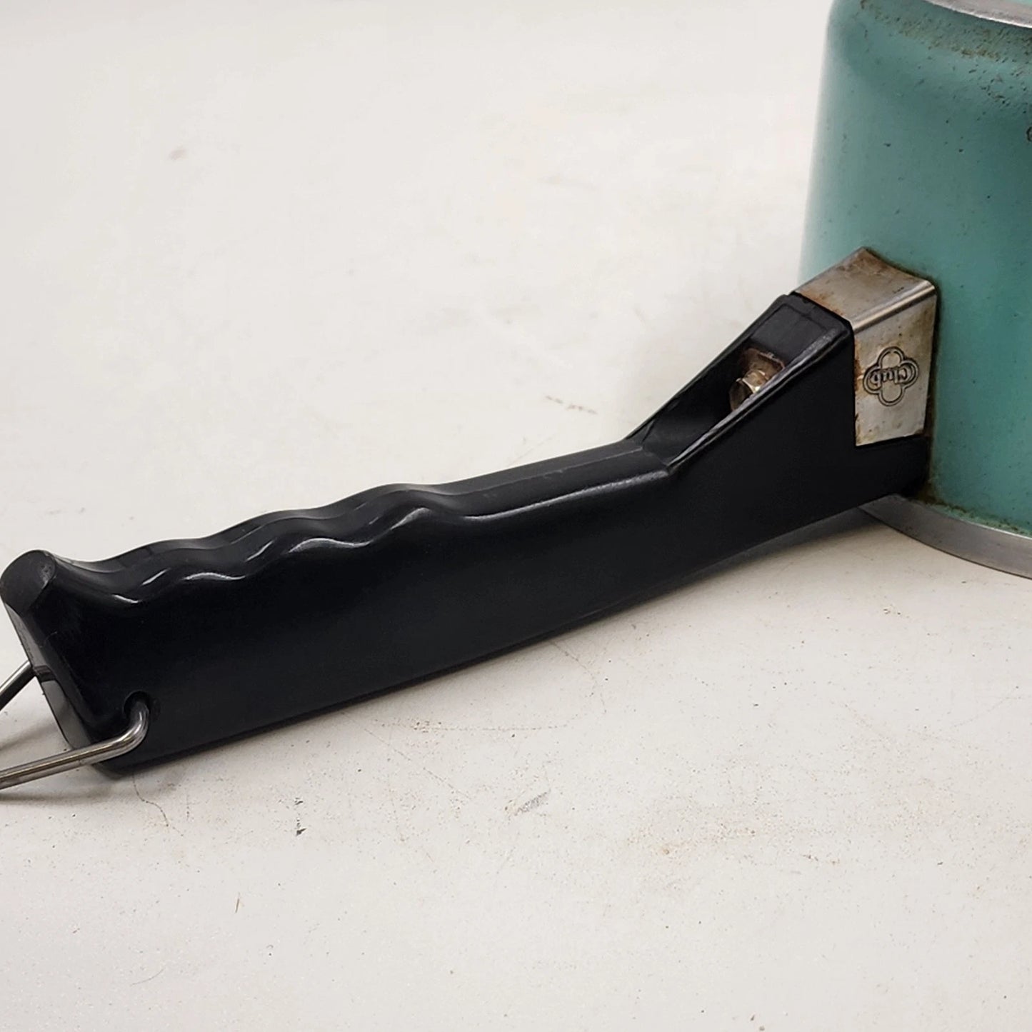 Club Aluminum 2 Qt Sauce Pan Turquoise Aqua Cast Cookware Pot No Lid Vintage