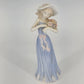 Porcelain Figurine Girl 8" Gifts by House of Lloyd Gathering Flowers Vtg 1998