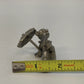 Rawcliffe P Davis Pewter Clown Under Umbrella Circus Figurine 2.25" 1979