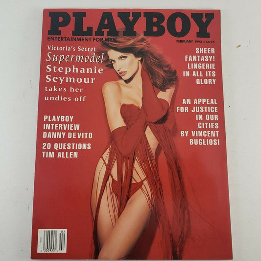 Playboy Magazine Vintage February 1993 Victoria's Secret Stephanie Seymour