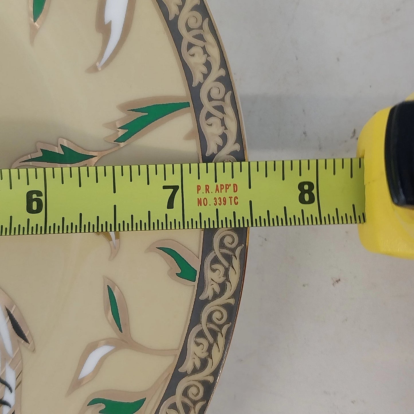 Adore Falcon of Wonderland China Plate 7.5" Bird & Floral Collectible Boxed Vtg