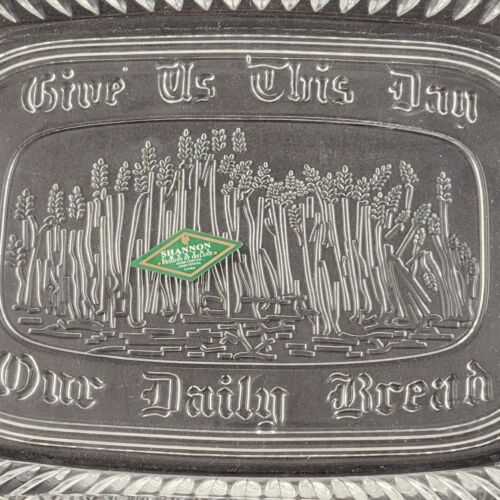 Bread Tray a Shannon Crystal Designs of Ireland Give Us This Day Our Daily Bread
