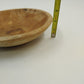 Oval Shape Bread Serving Bowl in Natural Wood Hand Crafted Kitchen Decor 9” x 2"