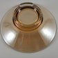 Marigold Footed Glass Serving Bowl 10" Elegant 3-Foot Base Amber Carnival MCM